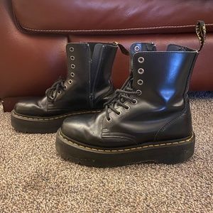 Dr. Martens Jadon Boot Smooth Leather Platforms